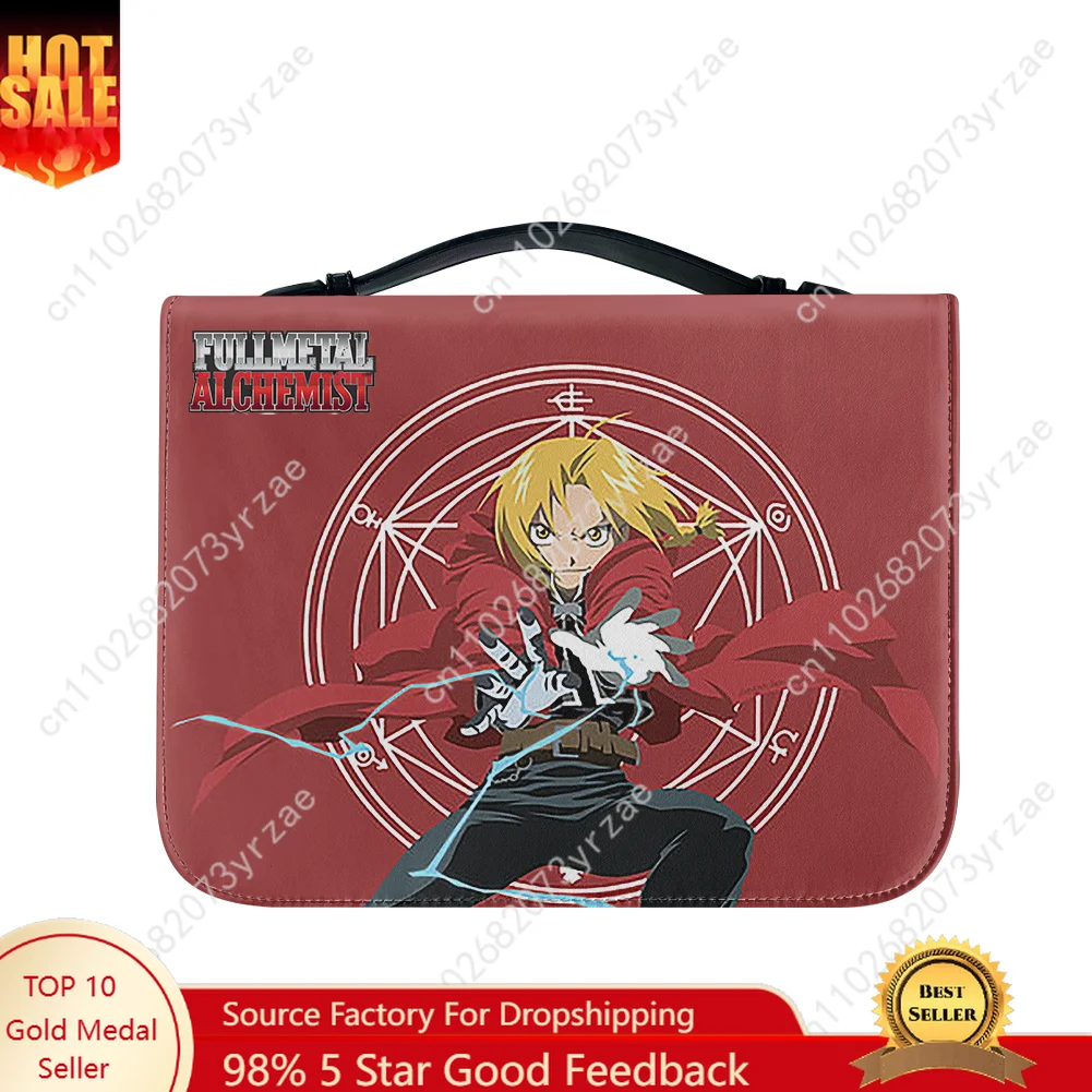 

Fullmetal Alchemist Bible Bags Christian Gifts Personalized Patterns Bible Pack Waterproof Leather Bag High Quality Custom Bags