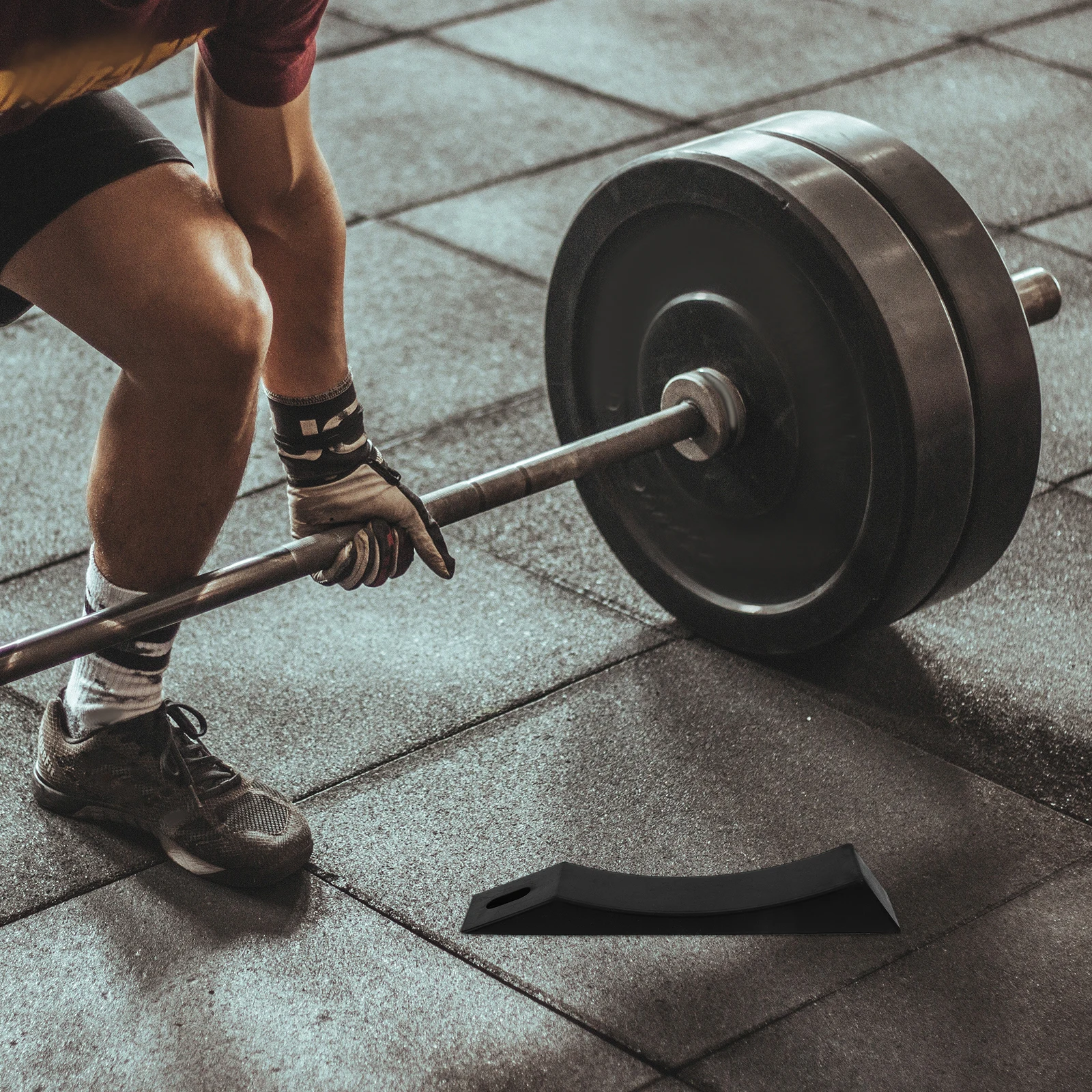 

1Pcs Deadlift Silicone Pad High Elasticity Strong Load-Bearing Durable Protection Cushion