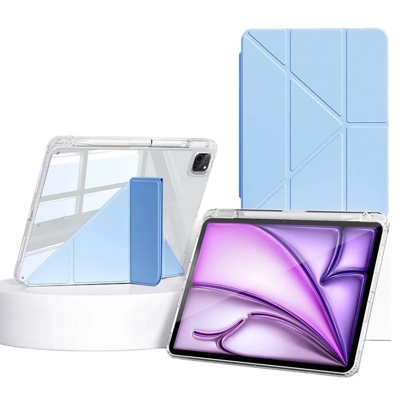 

Защитный чехол для iPad, Huawei, Xiaomi, Redmi, Air56, акриловый, Y-образный, с отсеком для стилуса, для планшетов 11.5S