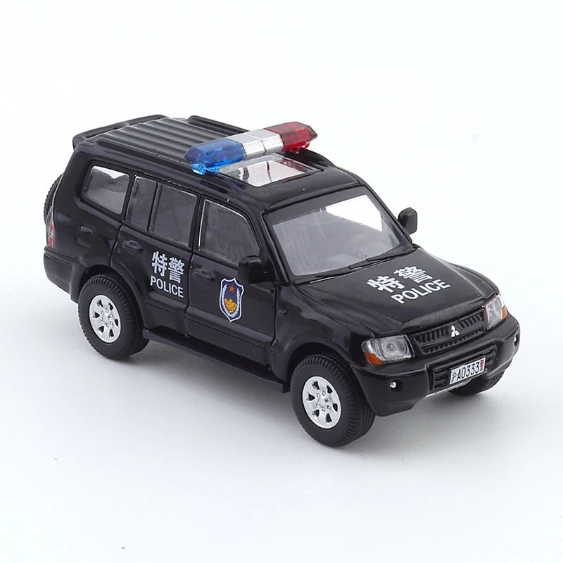 XCARTOYS 1/64 Mitsubishi Third Generation Pajero - Special Police Cars Alloy Diecast Metal Model Kids Xmas Gift Toys for Boys