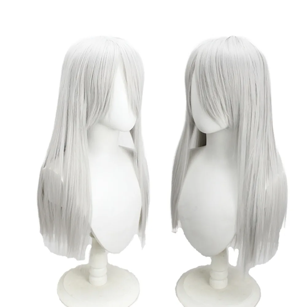 

Bleach Jushiro Ukitake Cosplay Wig Silver Grey Long Straight Hair