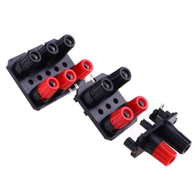 4mm Wp2/4/6-10a Bent Foot Audio Box Power Amplifier Terminal Post External Wiring Connected Banana Socket B5