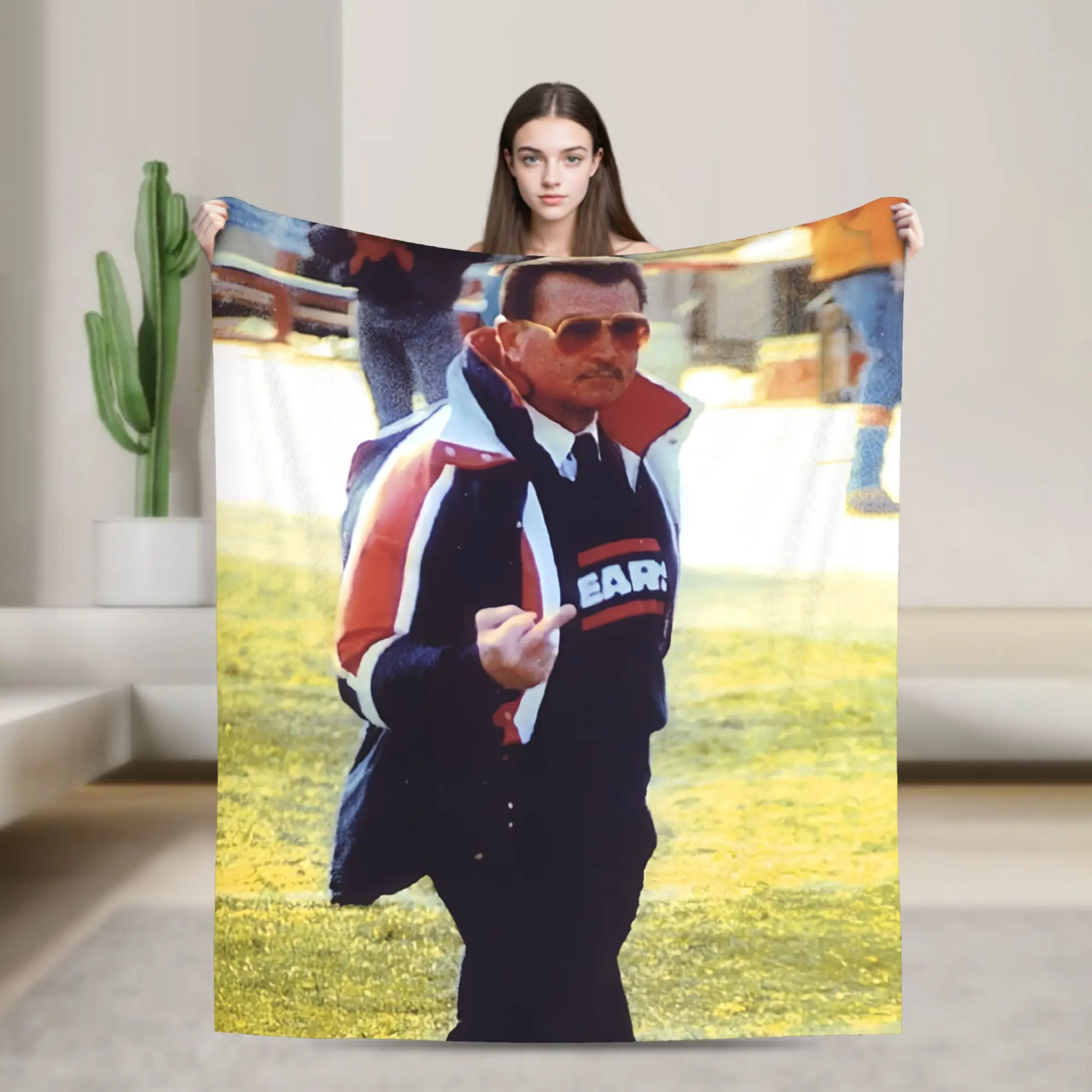 RIP Mike Ditka Blanket Multiple Sizes Soft and Lightweight  Throw Blankets for Couch Sofa and Bed