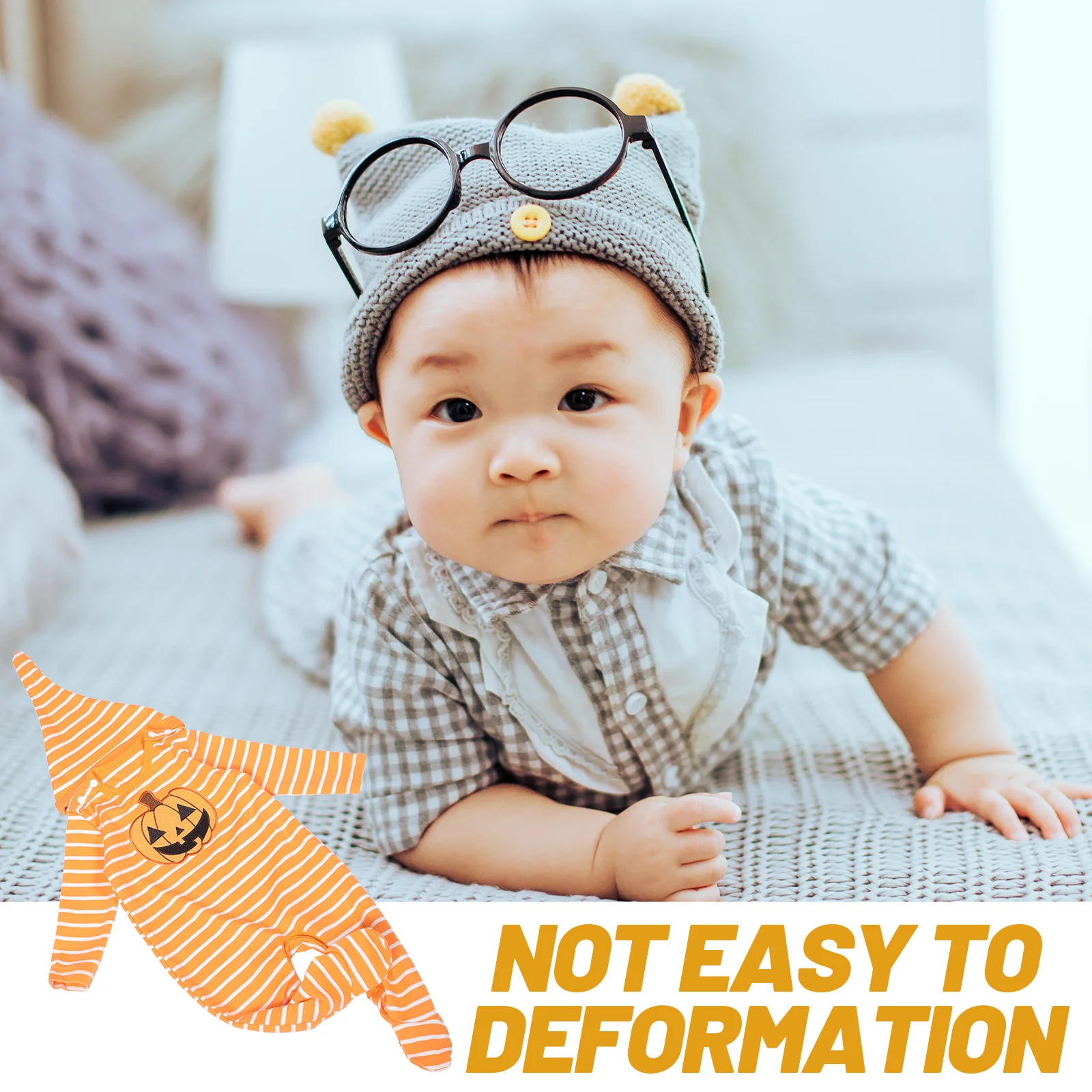 

1Set Newborn Halloween Pumpkin Romper Long Sleeve Baby Jumpsuit Hat Costume Party Newborn Halloween Costume Toddler Pumpkin Hat
