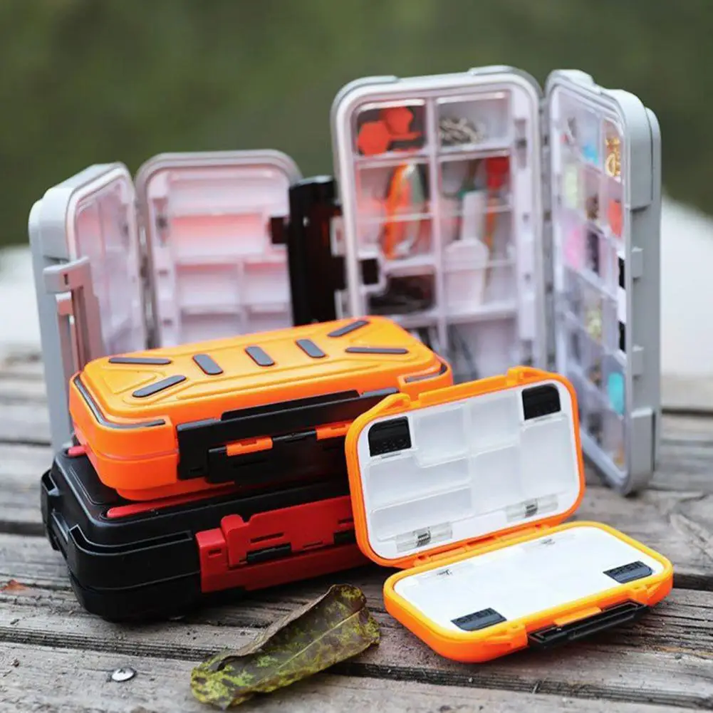 Fishing Tool Box  Anti-rust Compartment Leakproof  Simple Fishing Hook Storage Box Angling Supplies