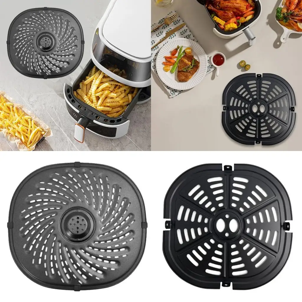 Bandeja para grelhar fritadeira a ar, fácil de limpar, grelha para fritadeira a ar