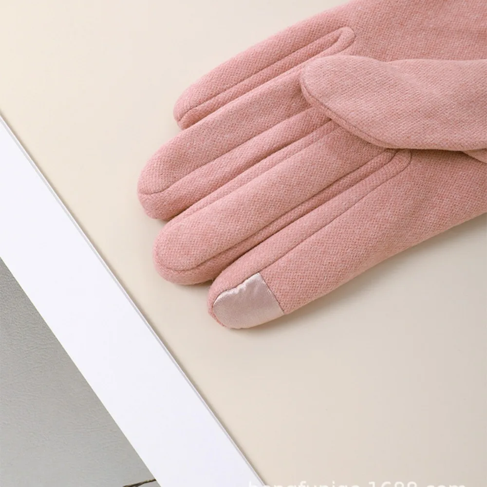 New Touchable Screen Winter Gloves Warm Full Finger Driving Mittens Full Finger Gloves Outdoor Sports