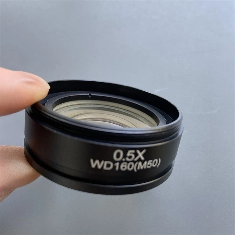 

0.5X Barlow Lens Stereo Microscope Objective Lens Mounting Size M42 M48 M50 Microscopio Tools