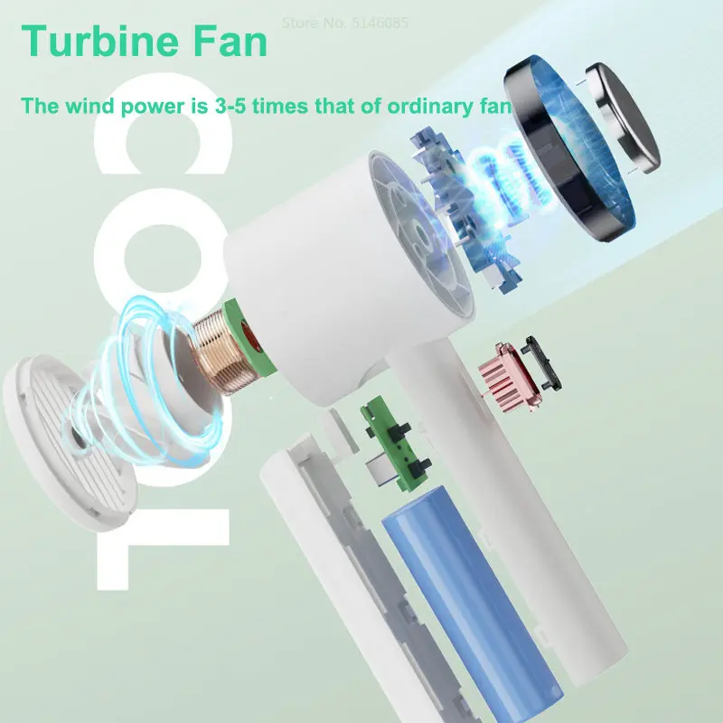 ミニUSBファン,半導体冷却,2200mAhバッテリー,ワイヤレス充電式,コールド圧縮,ハンドヘルド