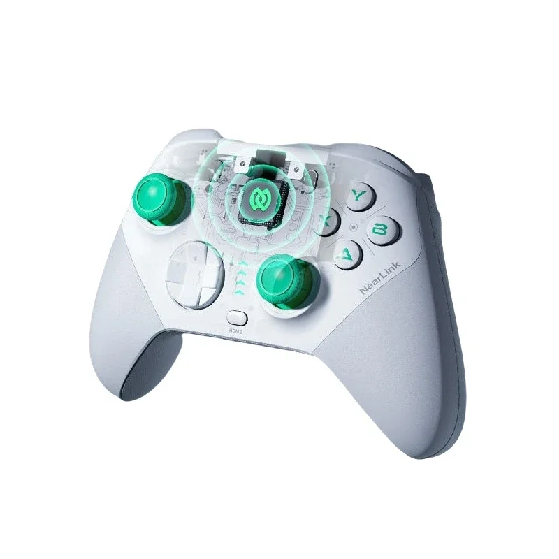 Machenike G6pro Nearlink Gamepad 2,4g inalámbrico 3 modos Hall Rocker Hot Swap Bluetooth Joystick para Pc Ns iOS teléfono personalizable