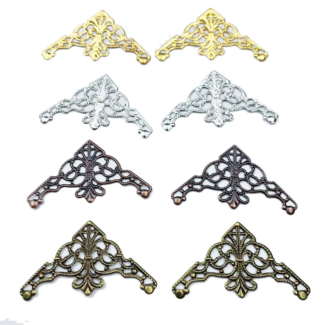 36pcs 35mm iron corner for Jewelry Box Chest Gift Wine Wooden Case Book Scrapbook Photo Album Corner Decorative Protector