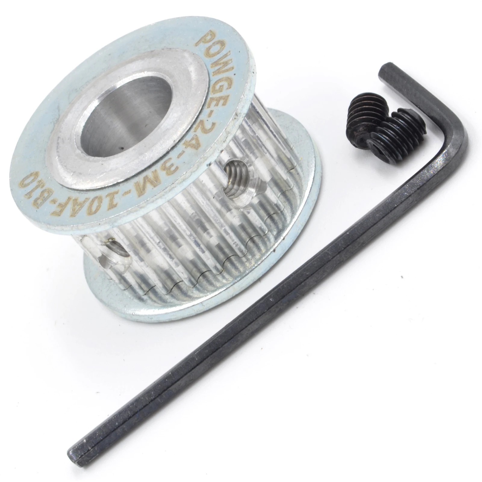 POWGE 20 22 24 25 teeth HTD 3M Timing Pulley AF Bore 4/5/6/6.35/7/8/10/12mm for HTD3M belt width 6/10/15/20mm 20T 22T 24T 25T