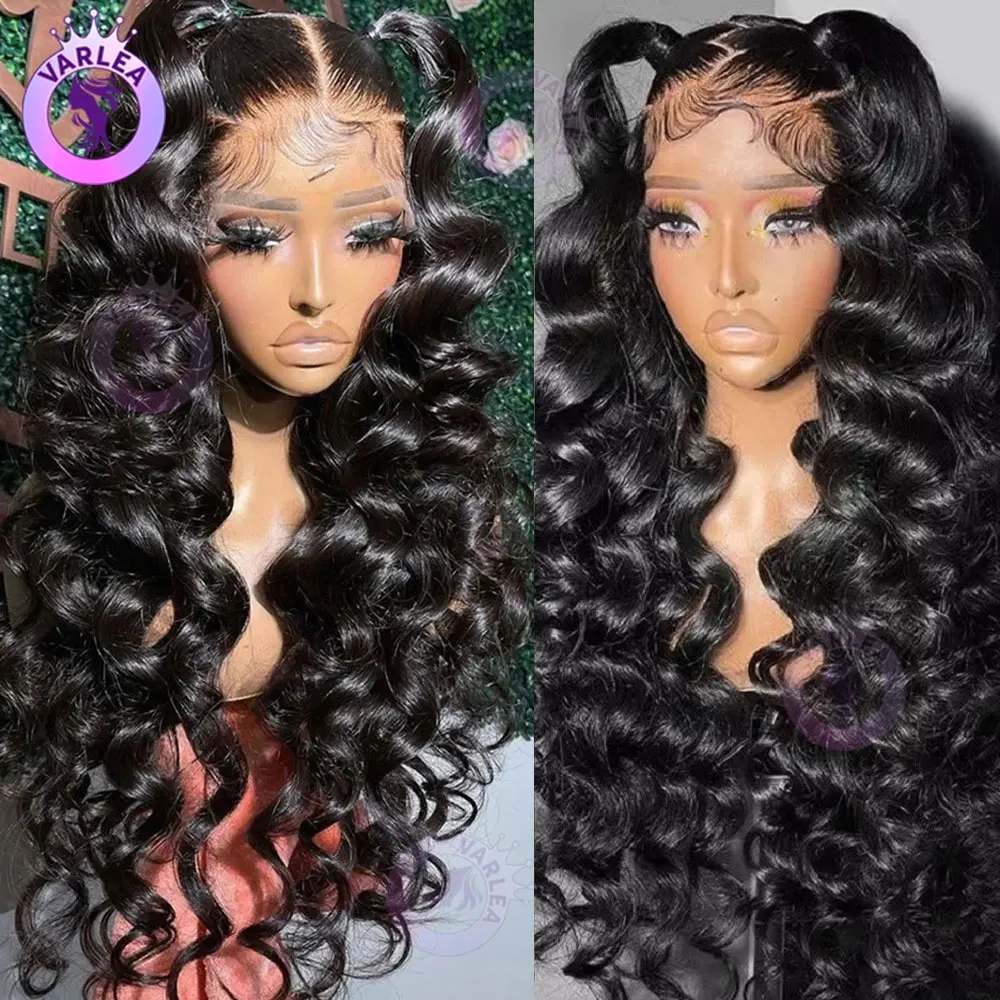 

Loose Deep Wave Wig 13x4 13x6 Hd Lace Front Wig 100% Human Hair Curly Wigs 200% Density Natural Black Water Wave Human Hair Wig