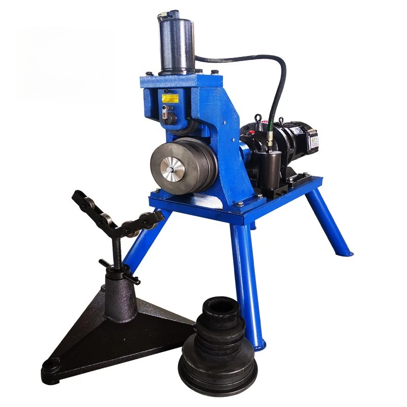 Fully automatic heavy-duty electric hydraulic grooving machine fire galvanized pipe rolling grooving machine hole opener