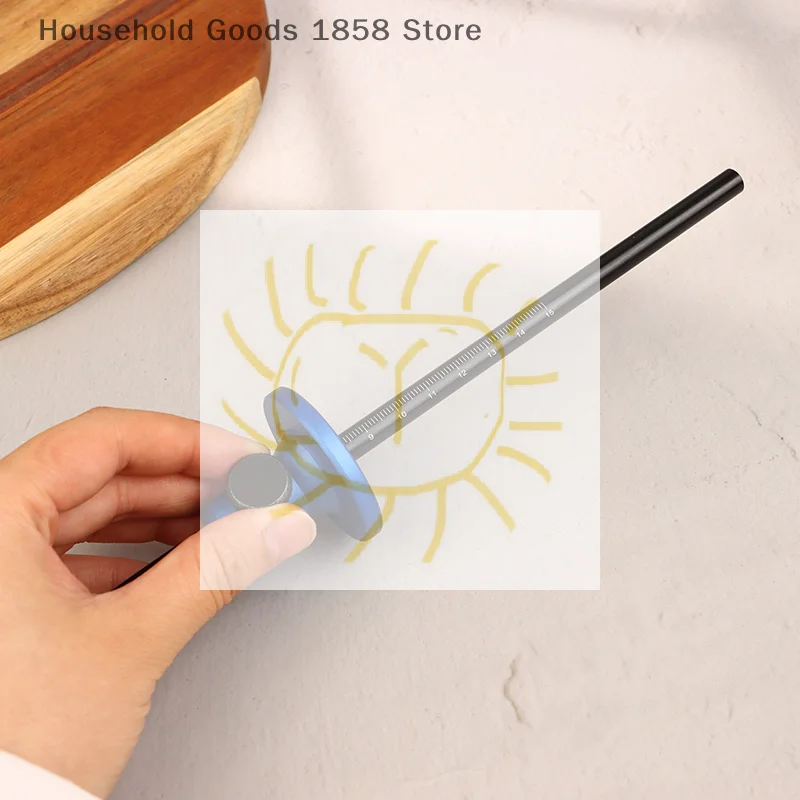 

1pc Precision Wheel Marking Gauge - Woodworking Scriber With Inch & MM Scales For Perfect Parallel Line Drawing - Ideal For Mort