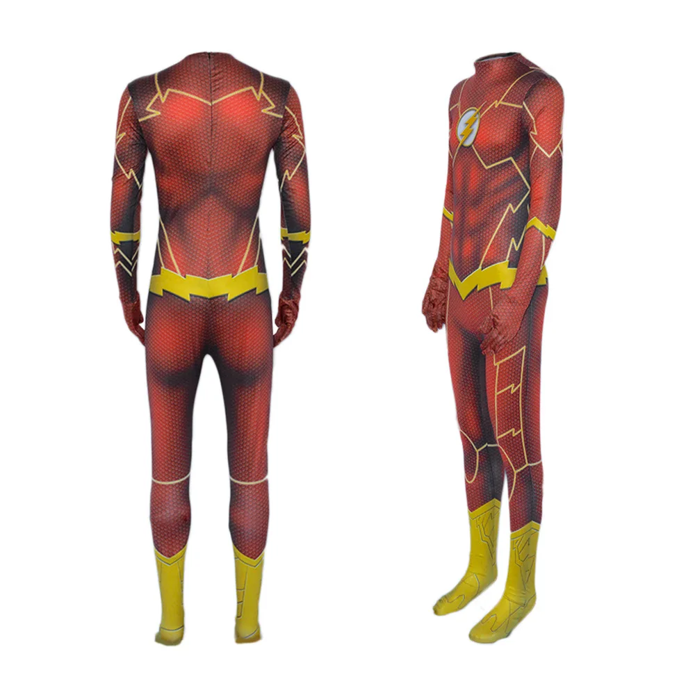 Movie Barry Jumpsuit Mask F Allen Cosplay Costume Anime Role  Uniform Tights Party Halloween For Adult Women Men Bodysuit