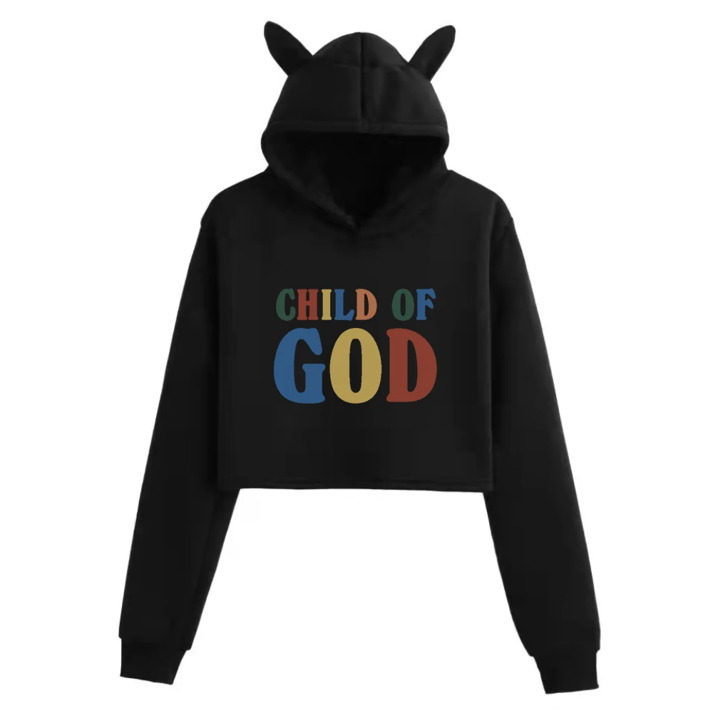 

Forrest Frank Child of God 2024 Cat Ears Hoodie Clothing Music Fans Gift Long Sleeve Casual Girls Fashion Regular