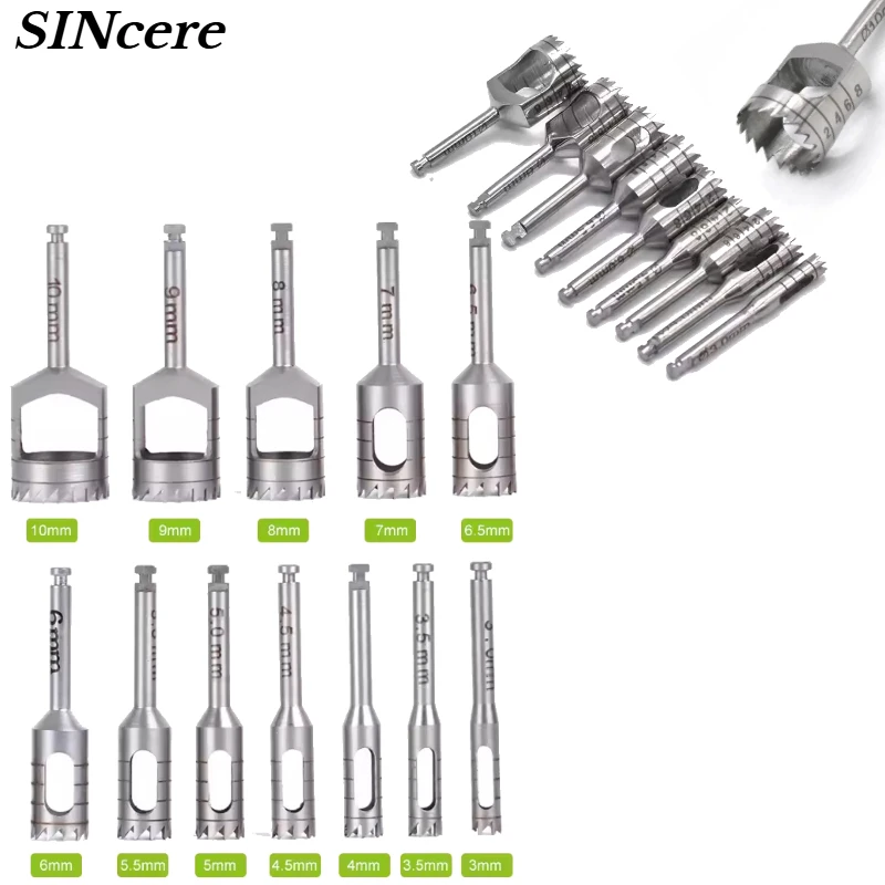 

Dental Implant Bone Gingival Ring Cutter Trephine Planting Tools Tissue Punch Dentistry Surgical Basic Instrument