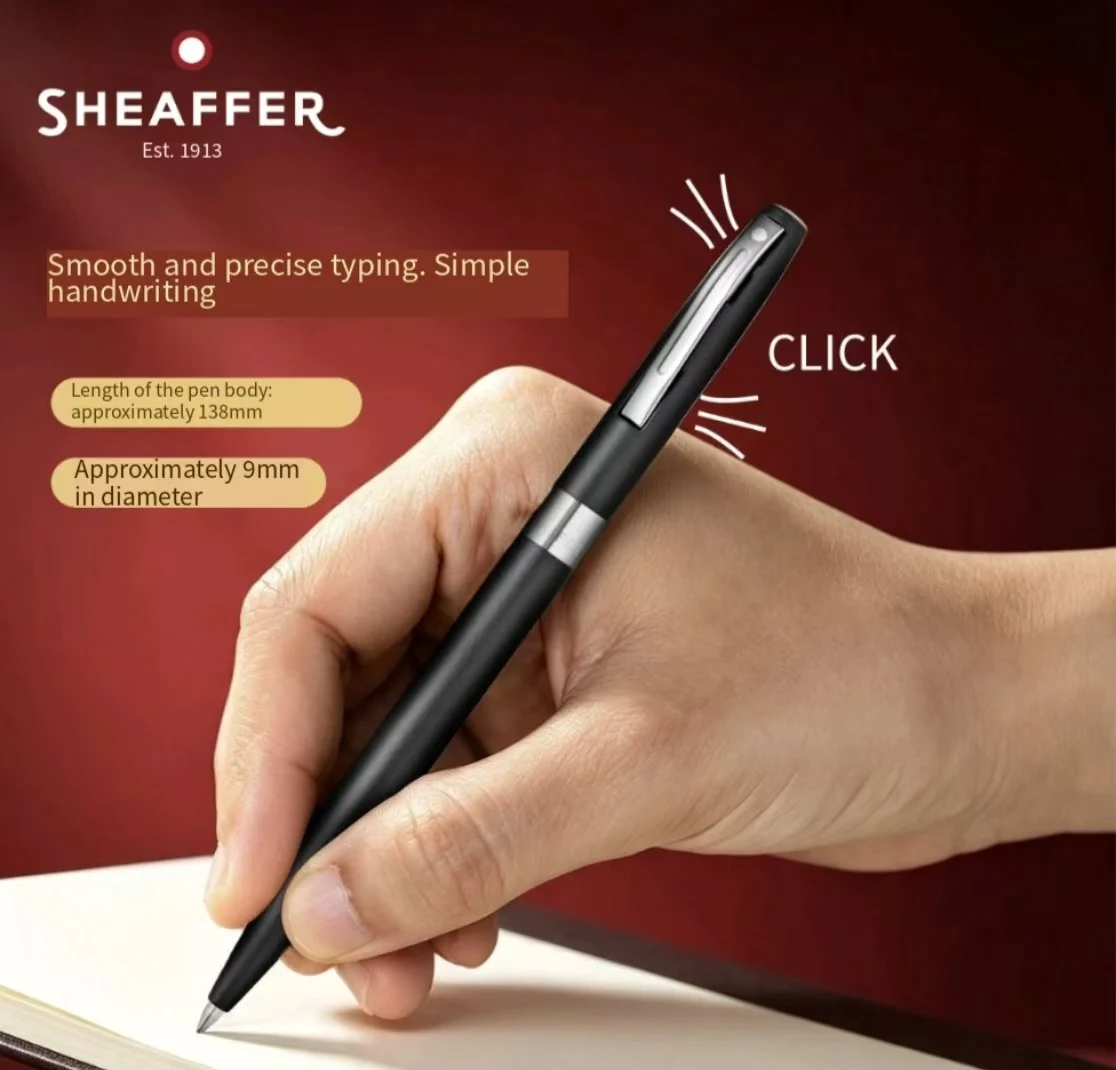 Sheaffer Reminder Ballpoint Pen Support Replaceable G2 Refill Business Office Signature Pen English Writing Luxury Gift for Men