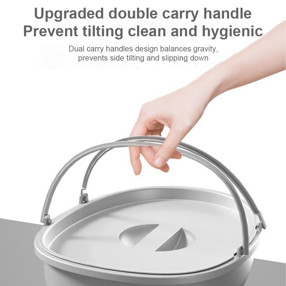 

Прикроватный туалет, портативный туалет для приседаний, сверхмощный горшок, герметичный прикроватный туалет с запахом, портативный туалет-комод для пожилых людей