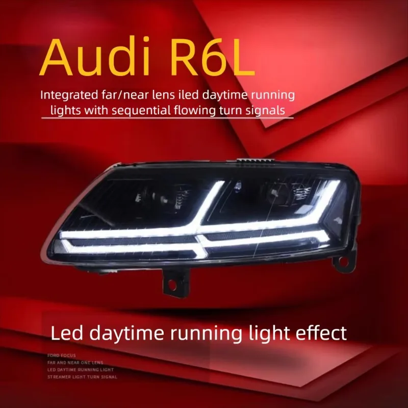 A6L Q7 2005-2011 Retrofit/Upgrade LED Daytime Running Light (DRL) Headlight Assembly 24V 55W 4000 Lm 6000K Universal