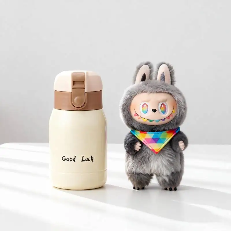 

POP MART THE MONSTERS Серия Forward High Energy: Термос LABUBU с мультяшным принтом, прозрачный, с четким изображением, популярный дизайн