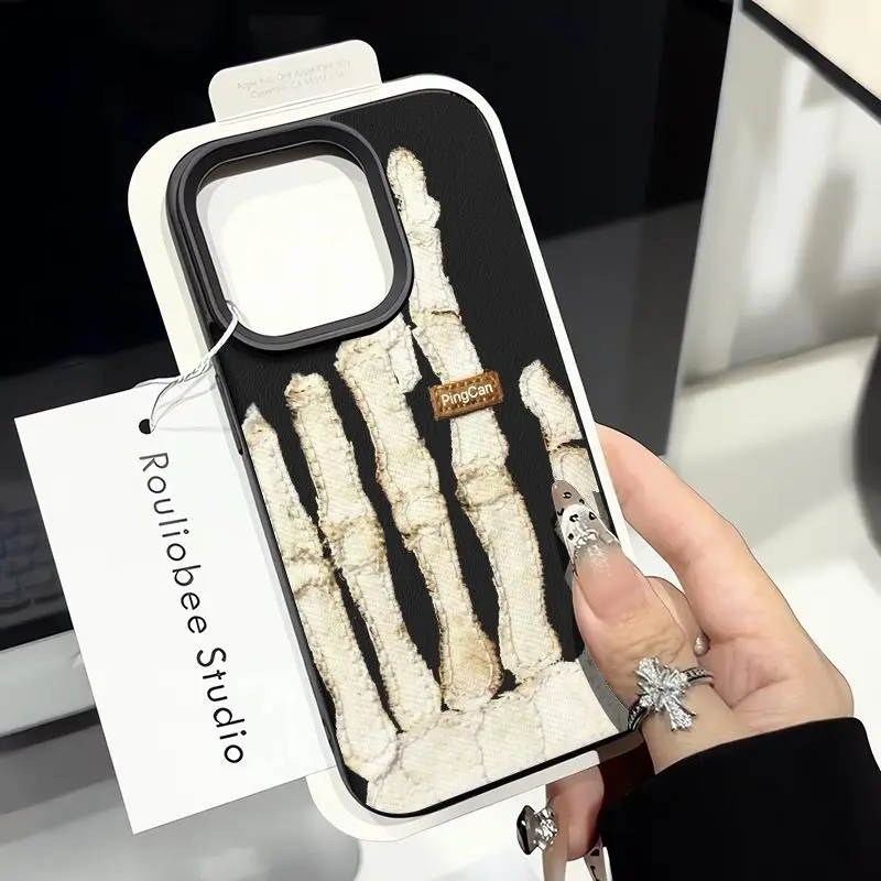Exquisite Finger Bone Lichee leather pattern Phone Case For Samsung S26 S25 S24 S23 S22 S21 Plus FE Ultra 4G 5G Shockproof Cover
