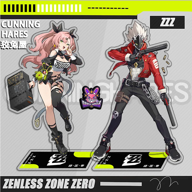 Game Zenless Zone Zero Ellen Joe Nicole Demara Belle Acrylic Ornament Anime Fashion Desk Decor Birthday Gifts