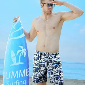 Calção de praia leve e fino masculino, tamanho solto, conforto de secagem rápida, esporte casual ao ar livre, cinco pontos, moda verão 6 principais vendas bermuda de praia hurley - №2