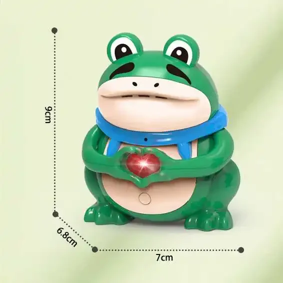 The little frog will say ilofyou can record and confess, the magical tool that emits light will be a creative gift