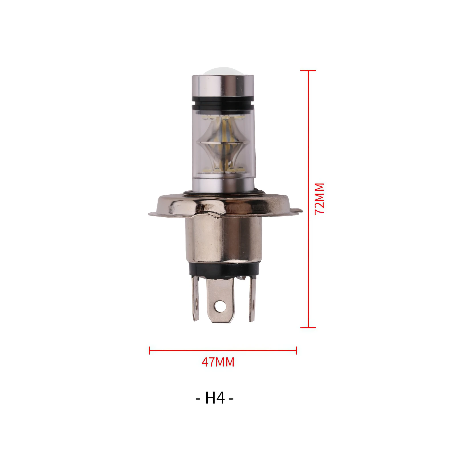 2Pcs H4 H7 Car LED Headlight Fog DRL Bulbs Super Bright White Led Car Driving Fog Light Lamp Auto Fog Lamps Auto Accessories