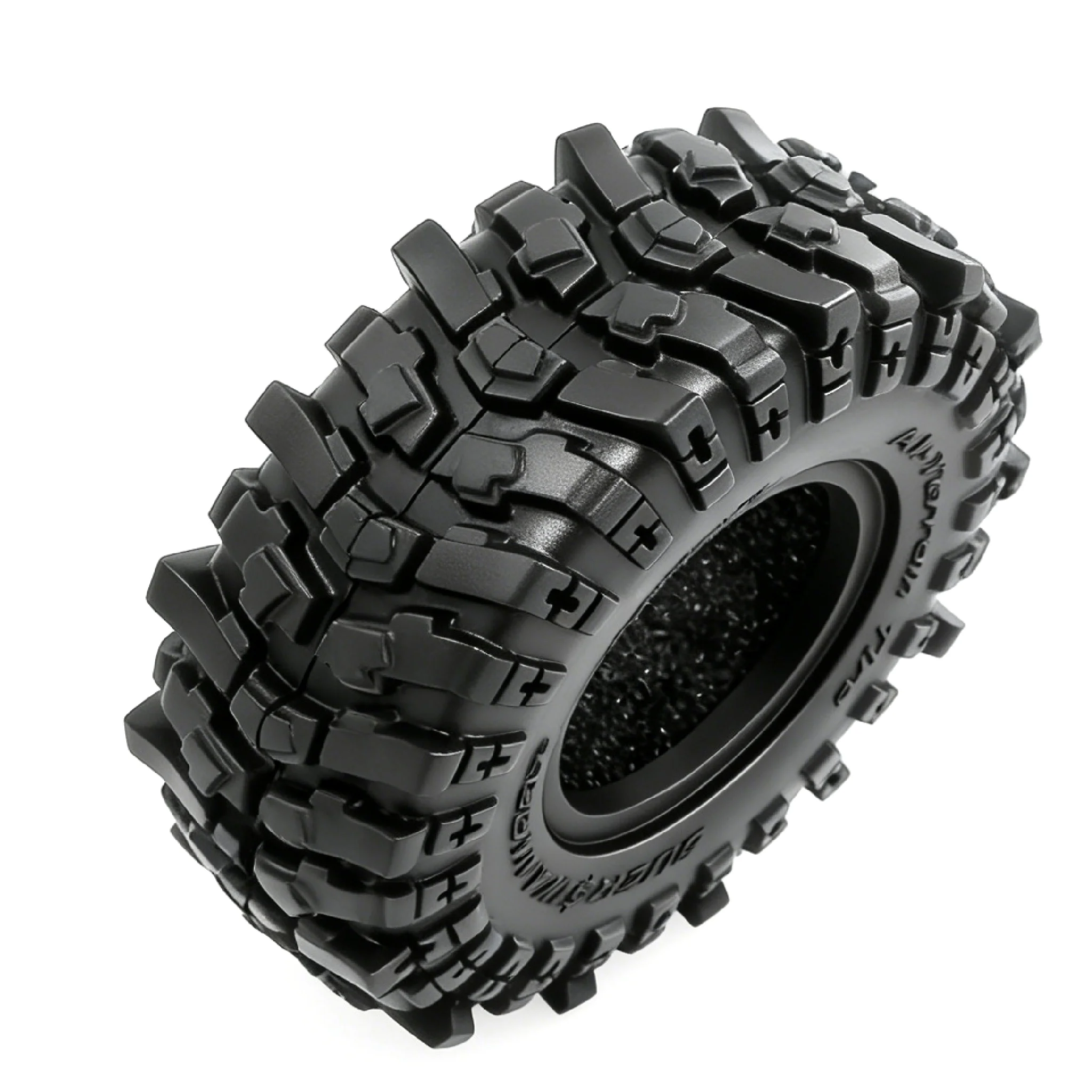 RED SPIDER 4Pcs 0.7 Inch 40mm RC Crawler Rubber Tires Off‑Road Tyres Upgrade Parts for 1/24 Micro RC Crawler Model Car