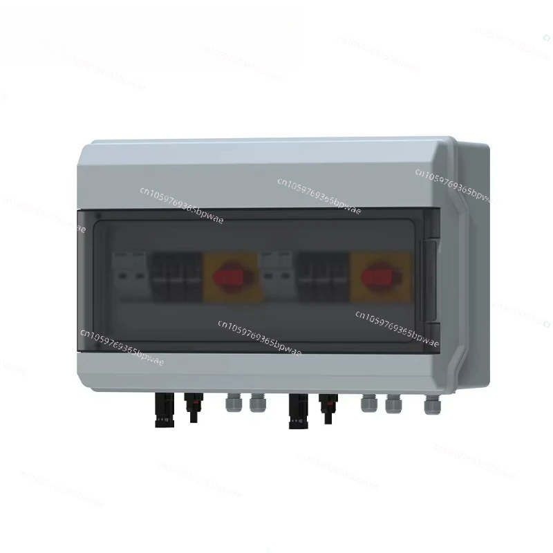 Solar PV Combiner - IP65 Waterproof, 2 in 2 Out, 1000V DC, Suitable for Solar Power Generation Systems