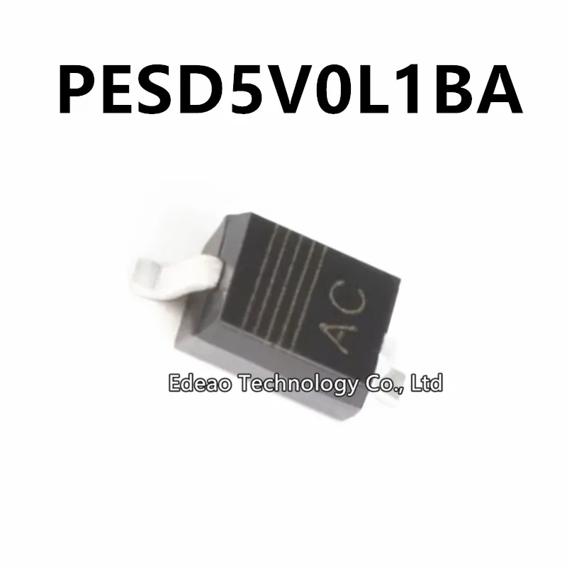 20-200PCS/Lot NEW PESD5V0L1BA SOD-323 ESD protection diodes  Marking：AC  PESD5V0  5.0V