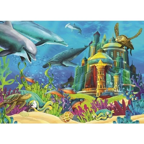 Art Kids Puzzle Water Six Castle 150 Piece Jigsaw Puzzle