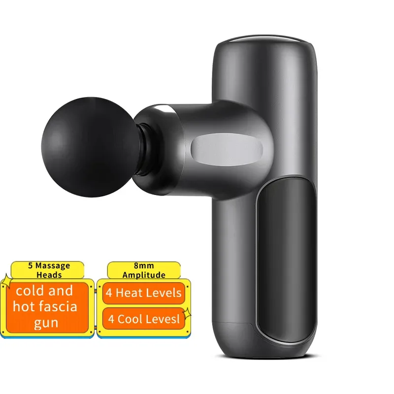 مسدس غشاء عنق الرحم الكهربائي الاحترافي مع محرك بدون فرش، مدلك عضلات صغير