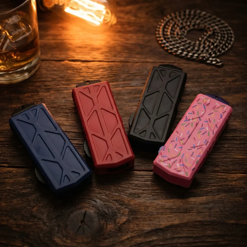 Micro Exocet UT Tech D2 Steel Utility Pocket Tools Pocket Knife Zinc Alloy Handle Outdoor Camping Portable Practical EDC Tools