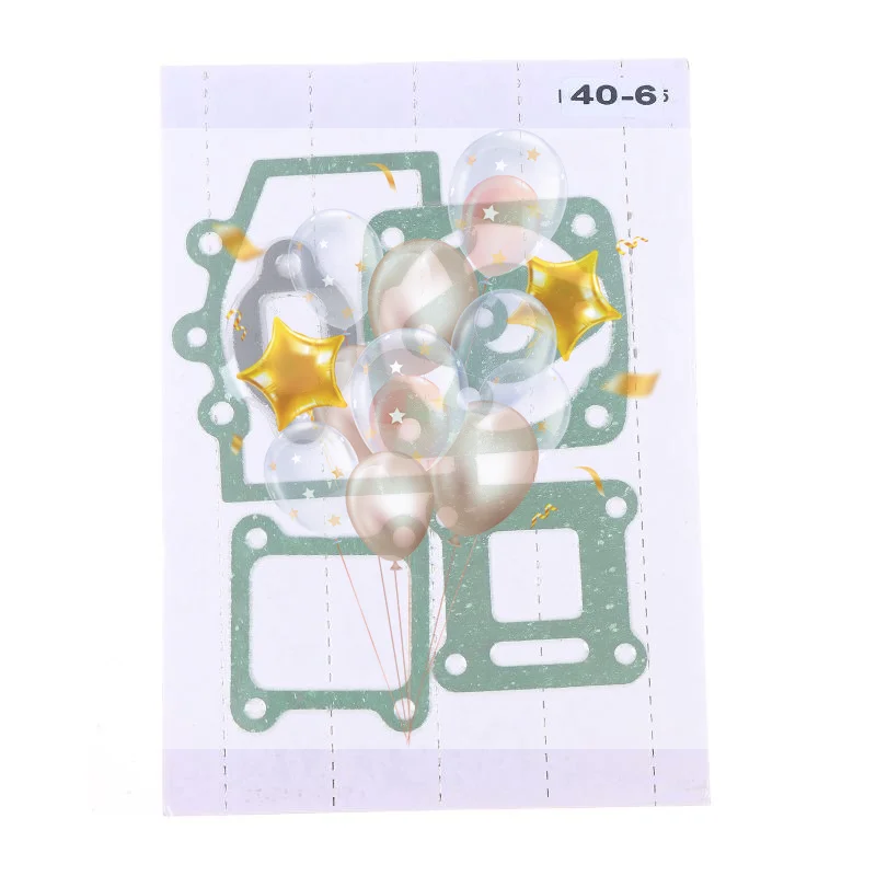 

Комплект прокладок двигателя мотоцикла, комплект деталей для 2-тактного 47cc 49cc MiniMoto Mini Dirt Pocket ATV Quad Moto Bike Motorbike