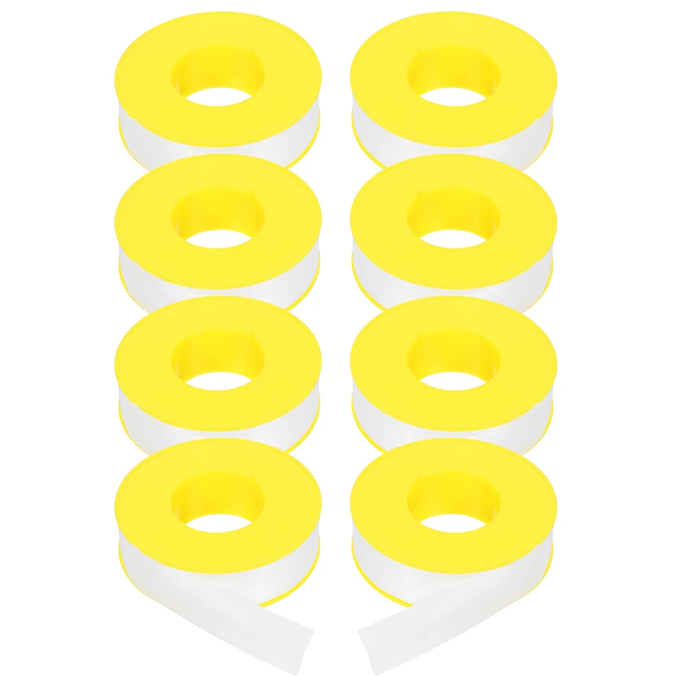 

8pcs Ptfe Water Seal 23M X 1.8Cm Thickened Plumbing Tape For Pipe Repair Radiator Hvac Air Compressor Hose Industrial Waterproof
