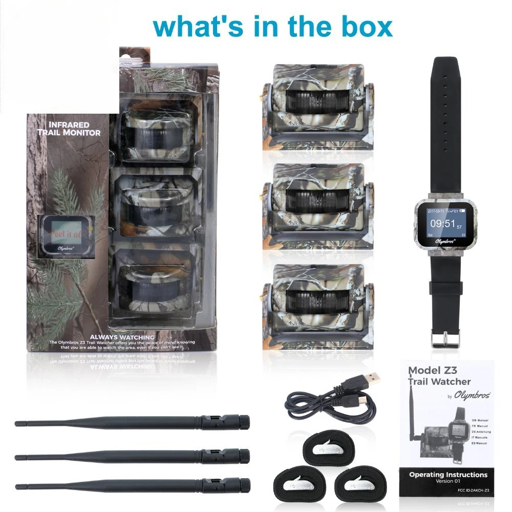 Wireless Hunting Alarm System, Sensores de Segurança Z3