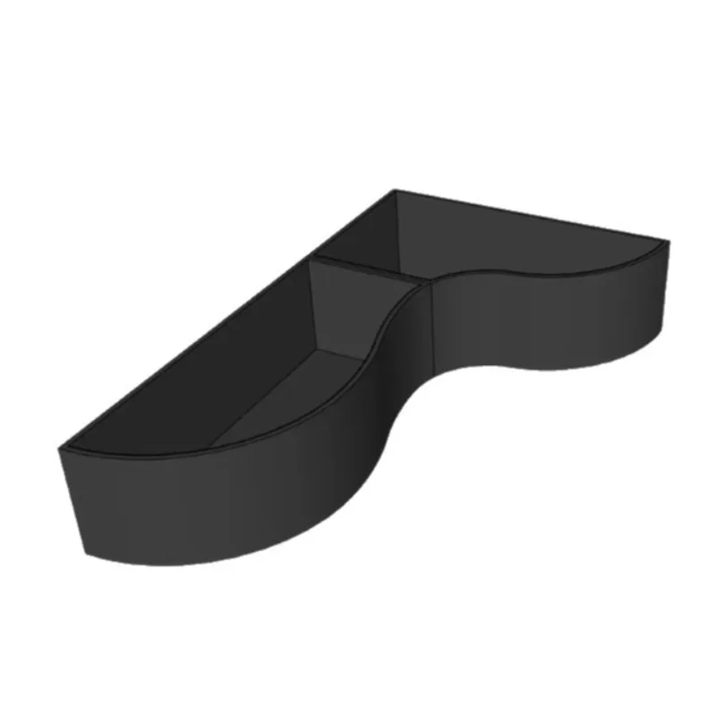 Garden balcony corner special-shaped planting flower pot flower stand corner greening landscaping