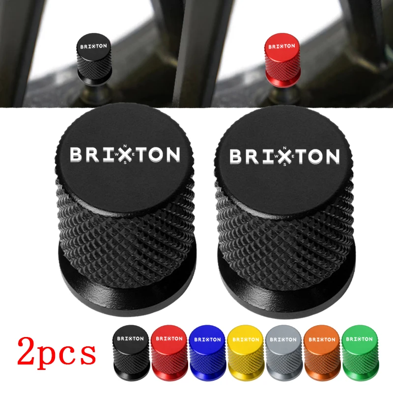 2 uds tapas de válvula de neumático de motocicleta cubiertas para Brixton Cromwell 125 1200 Crossfire Storr 500 Sunray Felsberg 125 250 SK Accesorios