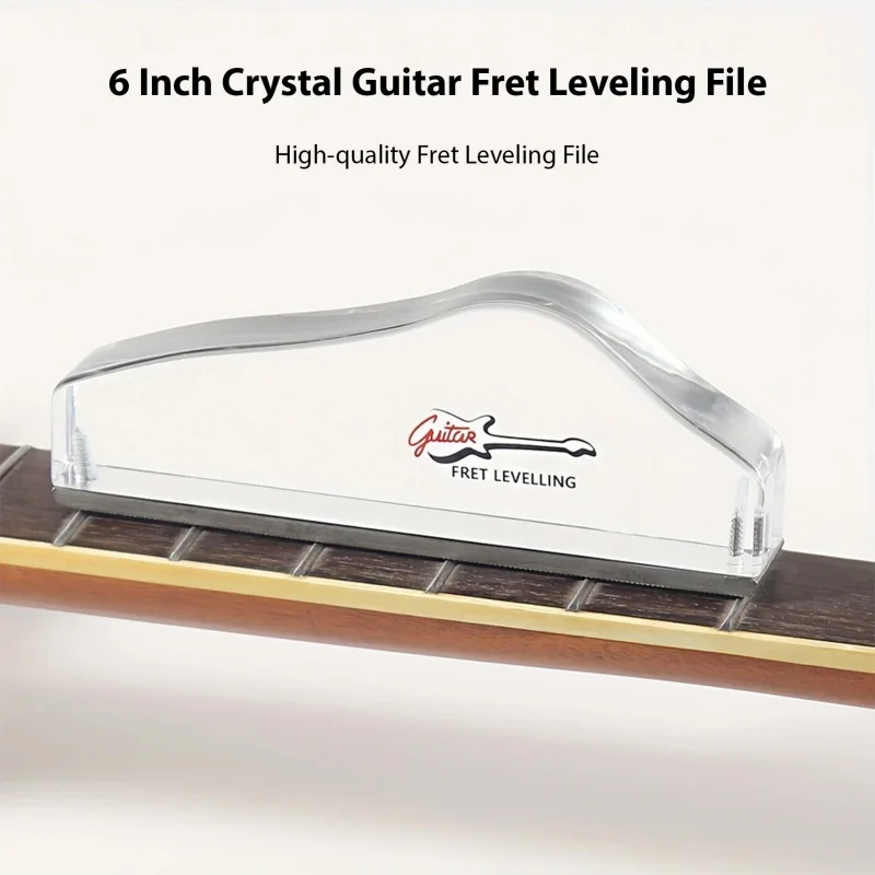 Guitarra Fret Nivelamento Arquivo, Cristal Lixar Arquivo, Fret Beveling, Luthier Tool, End Dressing, 6"