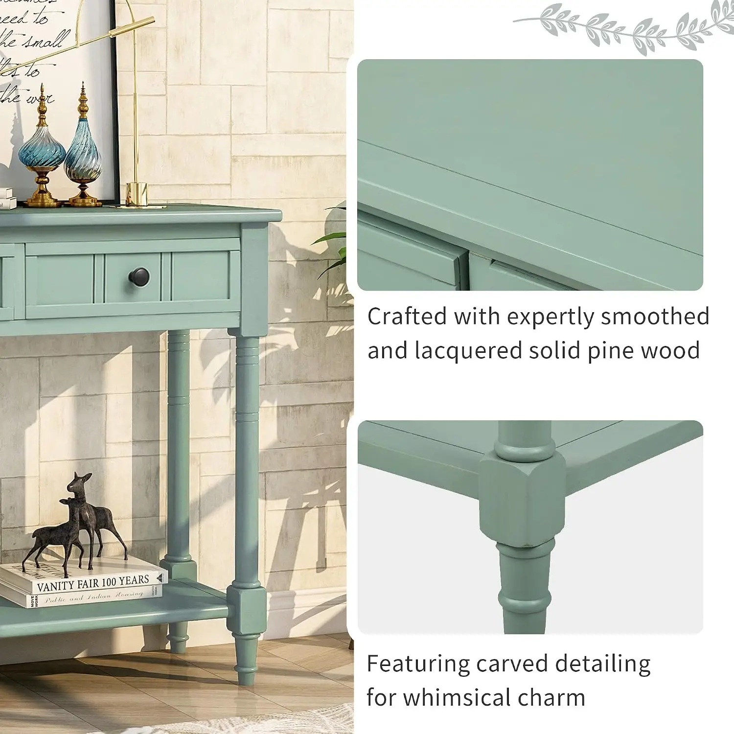 Console Table Sideboard Wooden Sofa Table, Customized