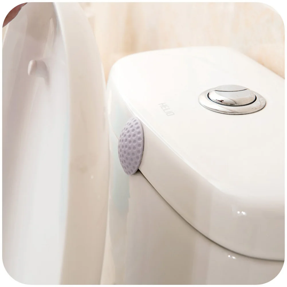 

4pc Anti-Collision Pad Thick Rubber Bumper For Door Handle Table Chair Wall Crash Protector Absorbers Noise Reduction