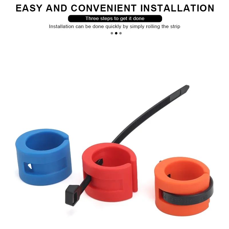 4 Stuks Fiets Achtervork Protector MTB Racefiets Frame Botsing Rubber Bescherming Ring Krasbestendig Fietsen Accessoires