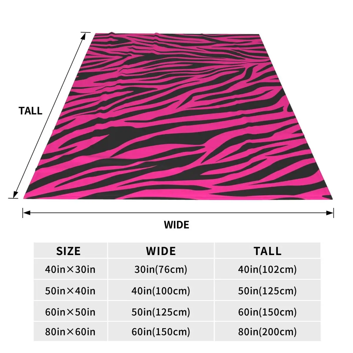 Pink Zebra Print Blankets Fleece Sofa Throw Blanket Super Soft for Couch Bedding Office Throws Bedspread Quilt