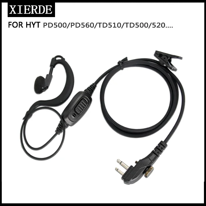 XIERDE Earphone for TC500  TC700  TC610 Two Way Radio TC500S  TC510  PD500  PD560 TD520 TD510 Walkie Talkie Earpice