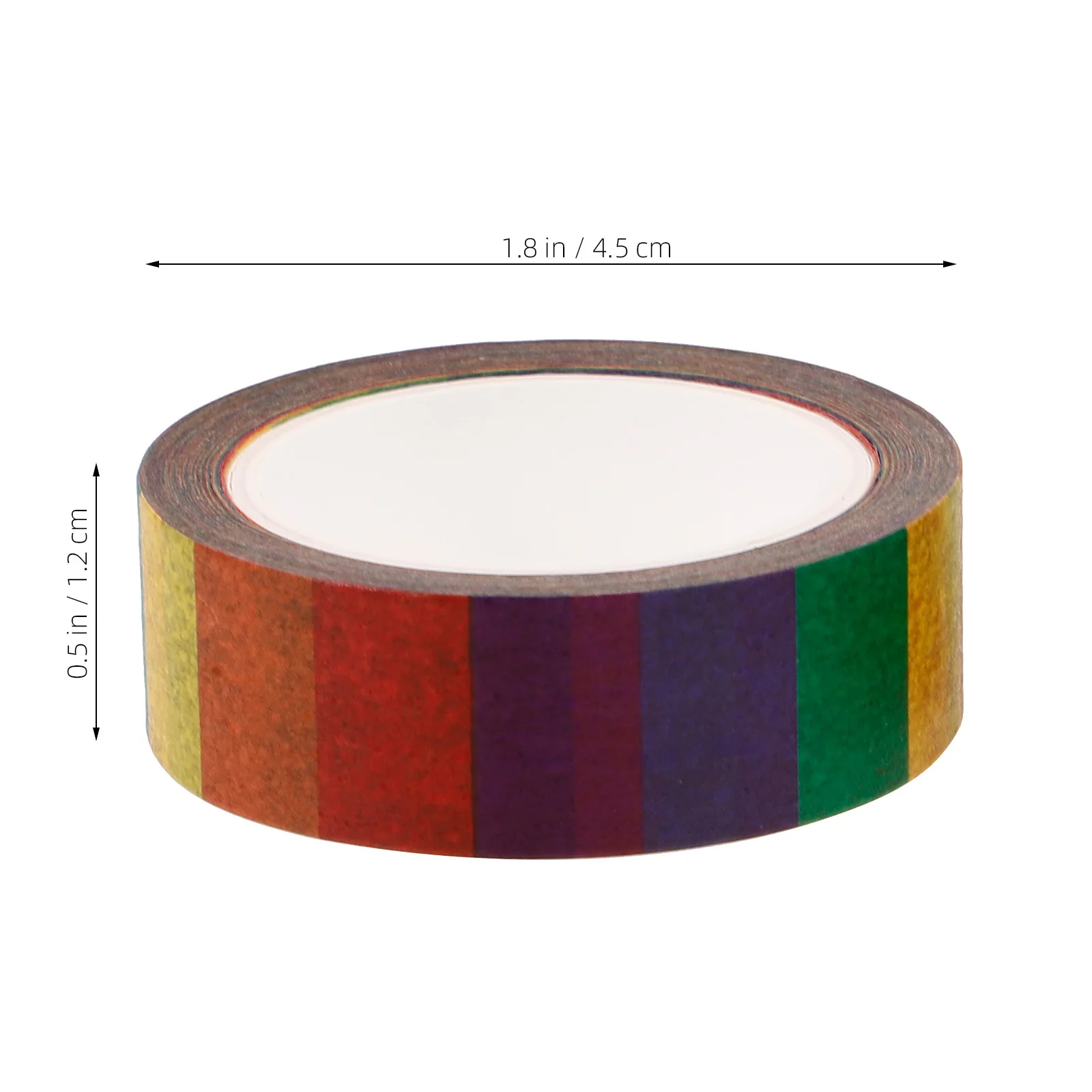 DIY Scrapbook Tapes 2 Rolls Multipurpose Japanese Paper Tape Clear Unfading Reusable Develops Kids Intelligence