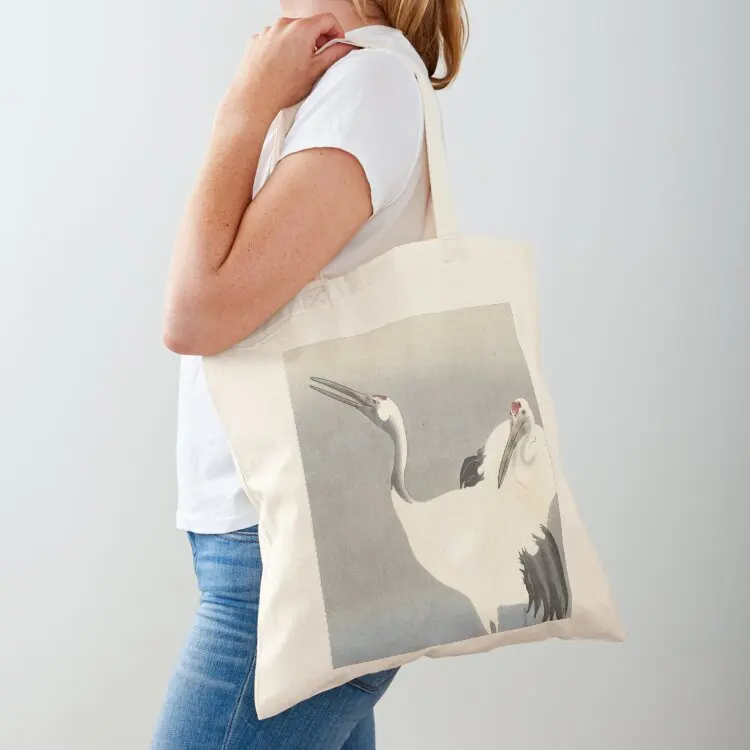 

Two Cranes by Ohara Koson Tote Bag Women's bag Cloth bags Women's tote bag tote bags men